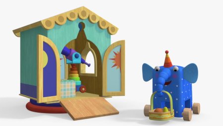 Деревяшки слон Дуду