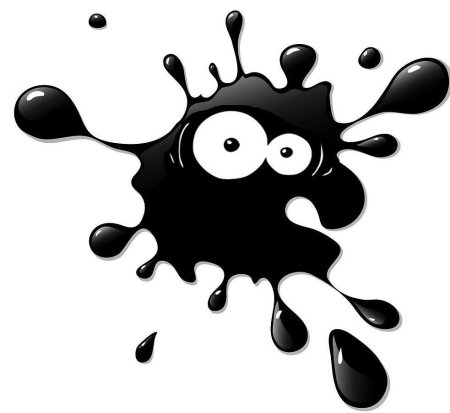 Кляксы мультяшные