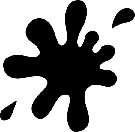 Трафарет Кляксы