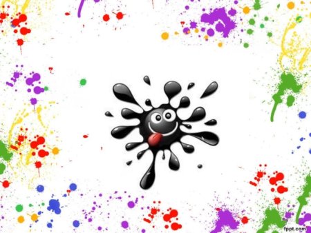 Кляксы мультяшные