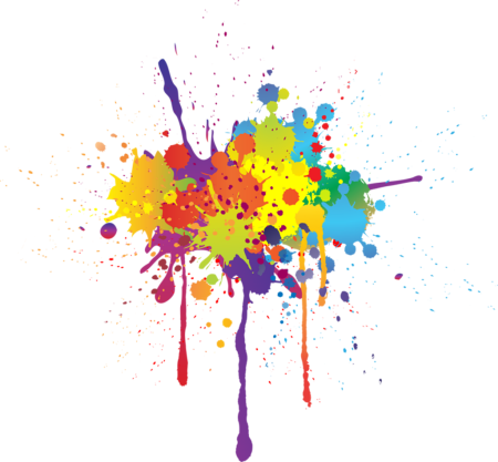 Разноцветные Кляксы