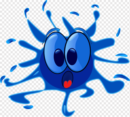 Кляксы мультяшные