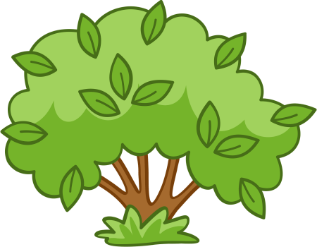 Кустик рисунок для детей