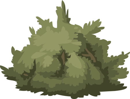 Нарисовать куст