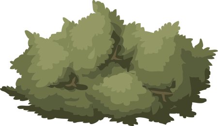 Кустик мультяшный