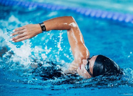 Пловец в бассейне