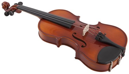 Скрипка на белом фоне