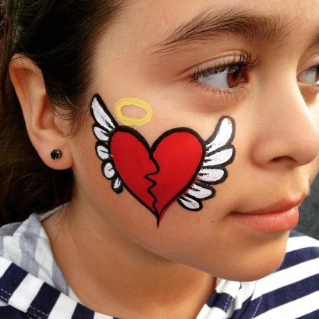 Лёгкий аквагрим для детей