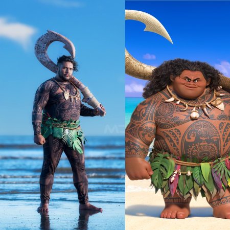 Мауи из Моаны косплей