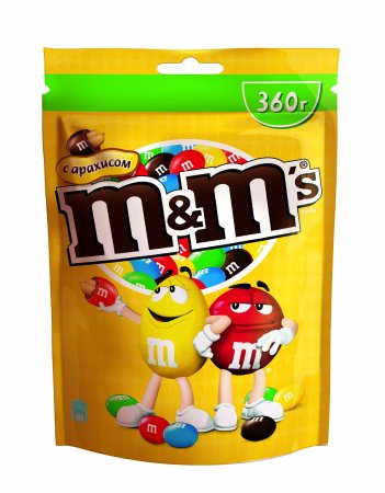 Драже m&m's с молочным шоколадом 360г 4011100158115