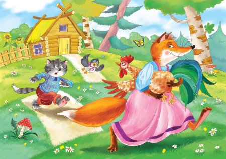 Сказки кот петух и лиса