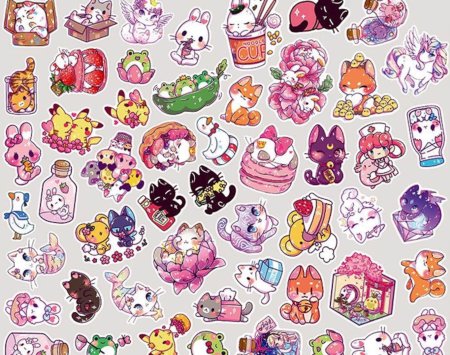 Маленькие наклейки