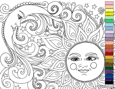 Арт терапия рисунки для раскрашивания