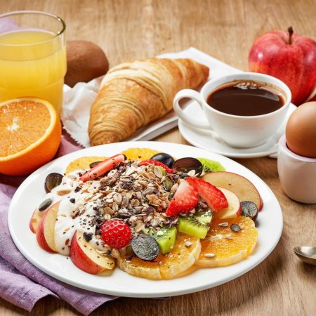 Красивый завтрак