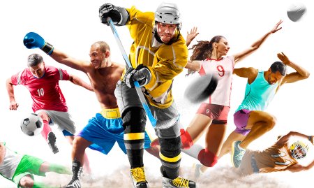 Виды спорта коллаж