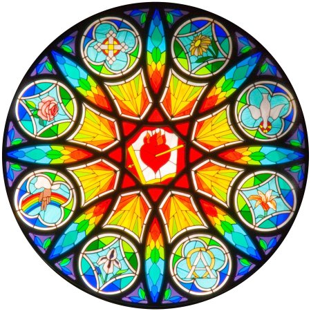 Роза витраж Готика