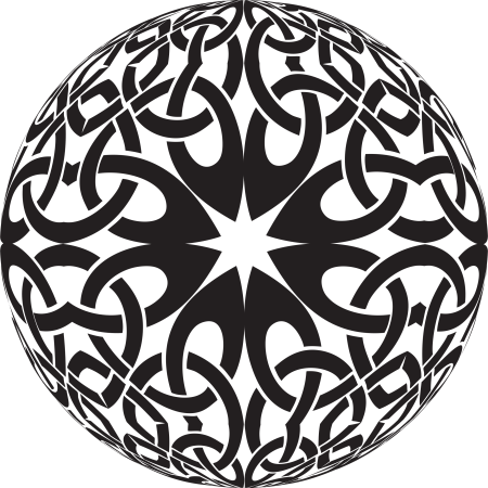 Круглый орнамент