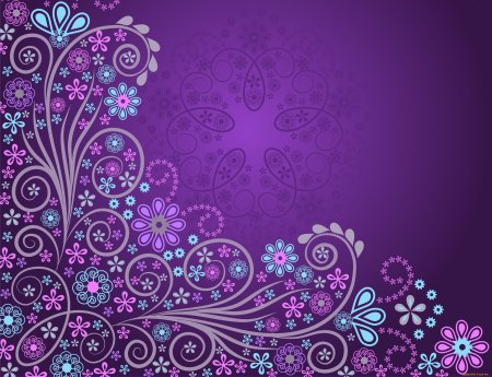Фиолетовые узоры