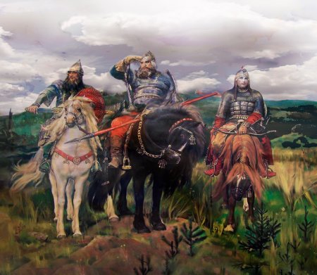 Виктор Васнецов картина богатыри