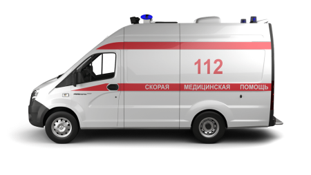 Машина скорой помощи вид сбоку