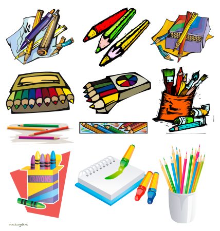 Школьные предметы картинки