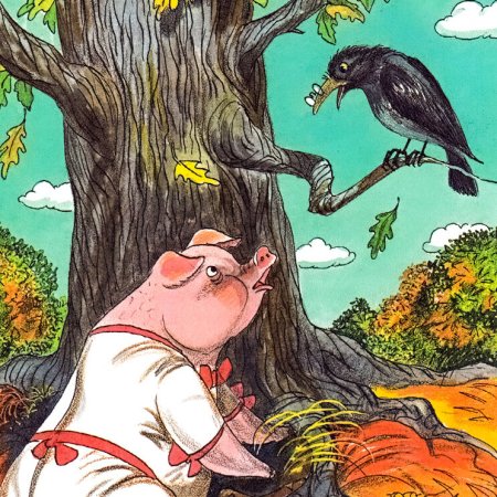 Крылов свинья под дубом басня