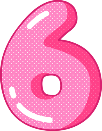 Цифры красивые детские