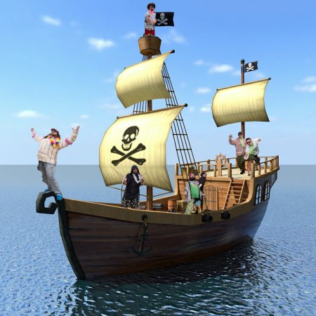 Пиратский корабль