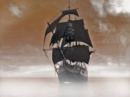 Чёрная Жемчужина корабль призрак