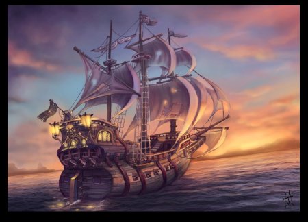 Летучий голландец корабль Галеон