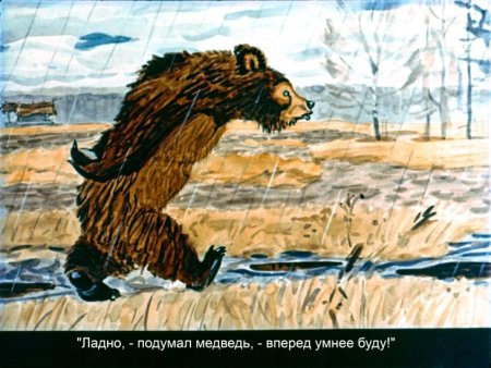 Медведь половинщик сказка