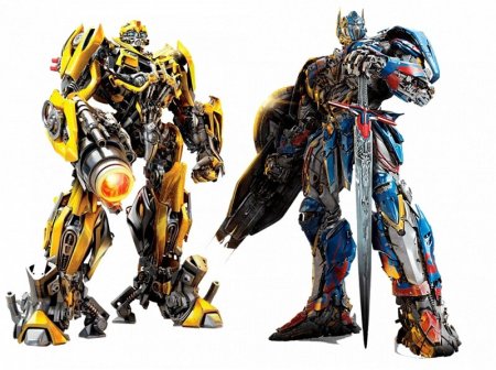 Трансформеры Бамблби и Оптимус