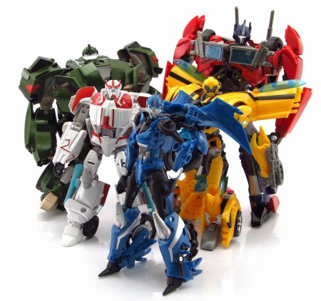 Игрушки трансформеры команда Прайм