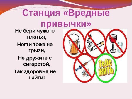 Основные вредные привычки