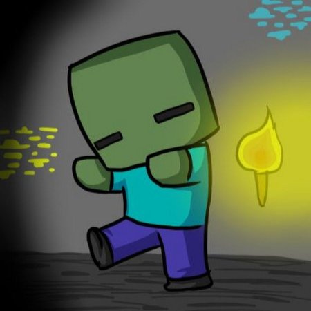 Милый зомби из МАЙНКРАФТА