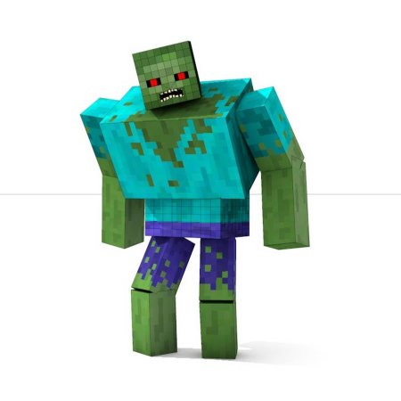 Босс зомби из МАЙНКРАФТА