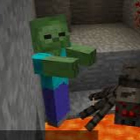 Песчаный зомби в майнкрафт