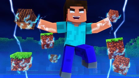 Minecraft Стив и ХЕРОБРИН