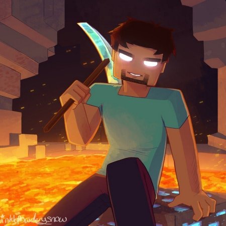 ХЕРОБРИН И Стив в МАЙНКРАФТЕ