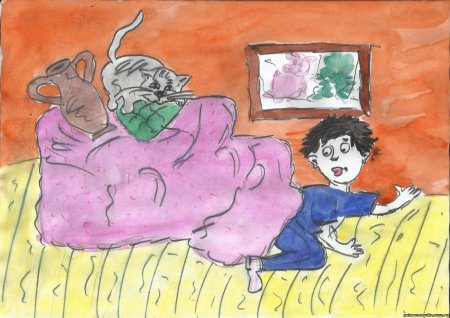 Рисунок к рассказу Затейники