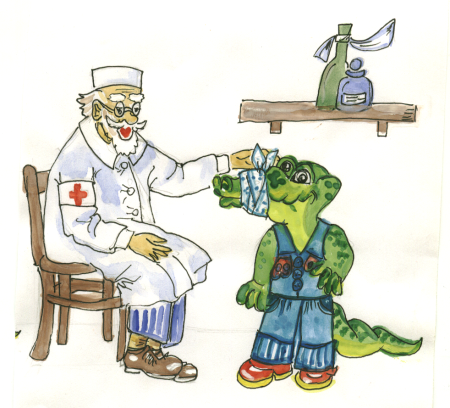 Герои сказки Чуковского доктор Айболит