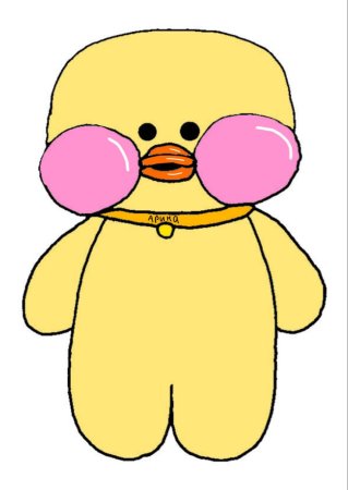 Уточка lalafanfan рисунок