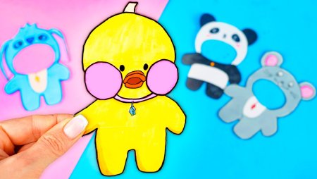 Бумажная уточка lalafanfan из тик-тока