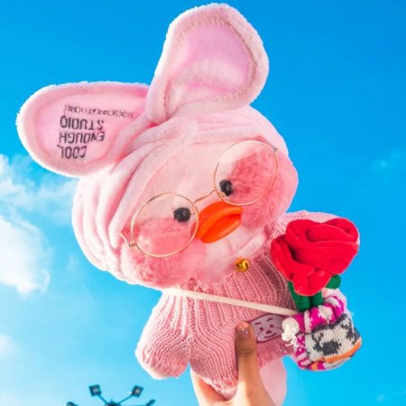 Игрушка утка lalafanfan