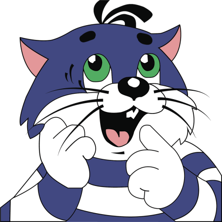 Маска кота Матроскина для детей