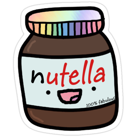 Раскраска Нутелла