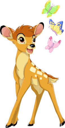 Олененок Бемби мультик Дисней