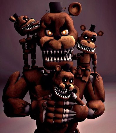 ФНАФ 4 кошмарный Фредди