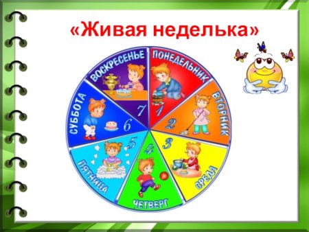 Игра Живая неделька