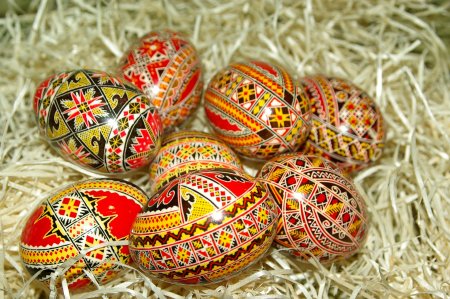 Красивые пасхальные яйца